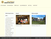 Tablet Screenshot of holzbau-oberholzer.ch